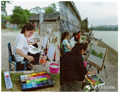 黔阳古城写生记 最美的风景是你们